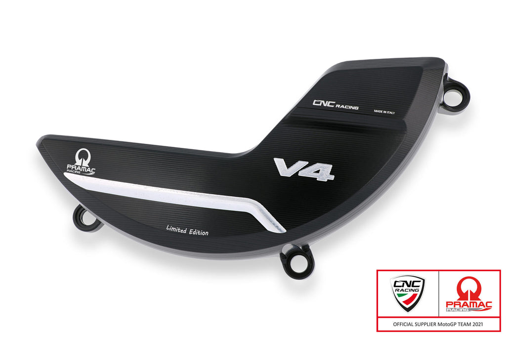 CNC RACING | Clutch cover protector Ducati Panigale V4 Streetfighter V4 Multistrada V4 RS - Pramac Racing Limited Edition