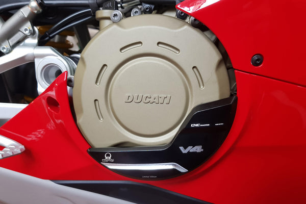 CNC RACING | Clutch cover protector Ducati Panigale V4 Streetfighter V4 Multistrada V4 RS - Pramac Racing Limited Edition