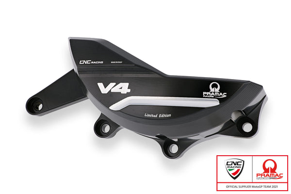 CNC RACING | Generator cover protector Ducati Panigale and Streetfighter V4 - Pramac Racing Limited Edition