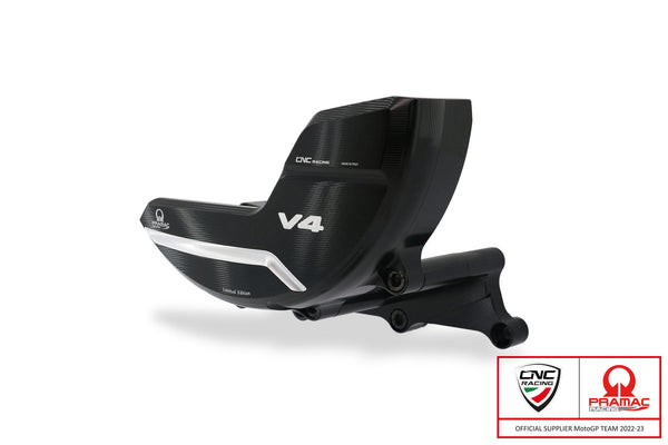 CNC RACING | Clutch cover protector Ducati Multistrada Streetfighter V4 - Pramac Racing Limited Edition