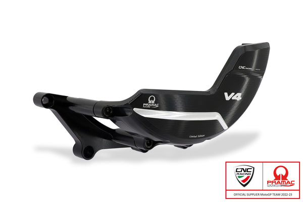 CNC RACING | Clutch cover protector Ducati Multistrada Streetfighter V4 - Pramac Racing Limited Edition