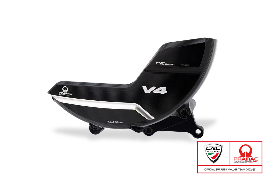 CNC RACING | Clutch cover protector Ducati Multistrada Streetfighter V4 - Pramac Racing Limited Edition