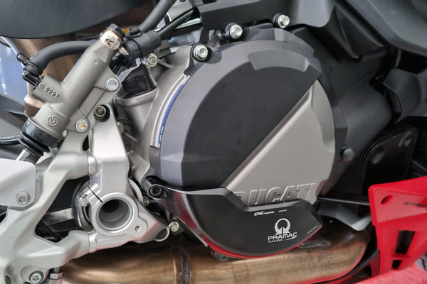 CNC RACING | Clutch cover protector Ducati Streetfighter V2 - Pramac Racing Limited Edition