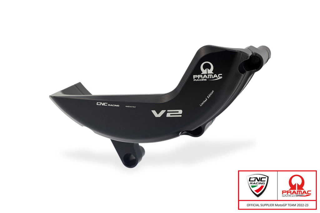 CNC RACING | Generator cover protector Ducati Streetfighter V2 - Pramac racing Limited Edition
