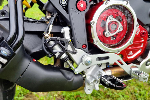 CNC RACING | Rear brake master cylinder protector Ducati DesertX