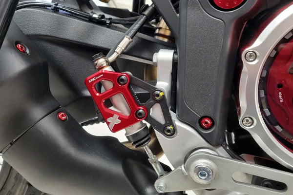 CNC RACING | Rear brake master cylinder protector Ducati DesertX