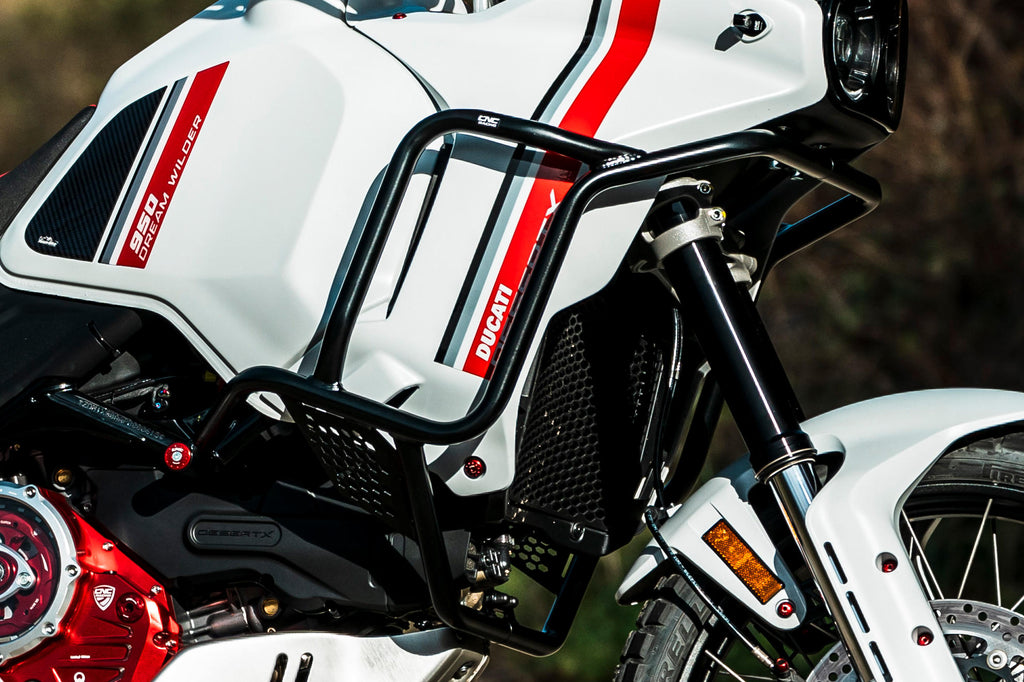 CNC RACING | Engine guard in steel tubes Ducati DesertX