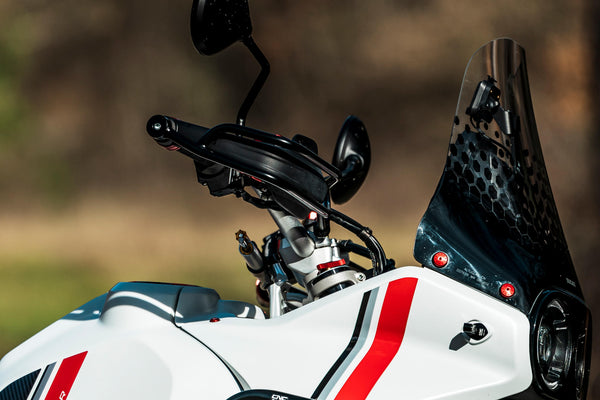 CNC RACING | Hand guard in steel tubes Ducati DesertX