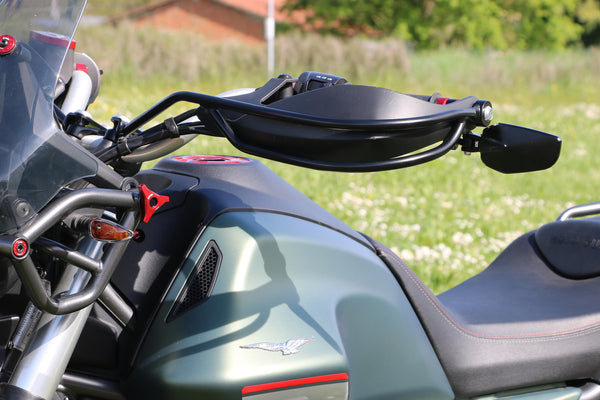 CNC RACING | Hand guard in steel tubes Moto Guzzi V85 TT