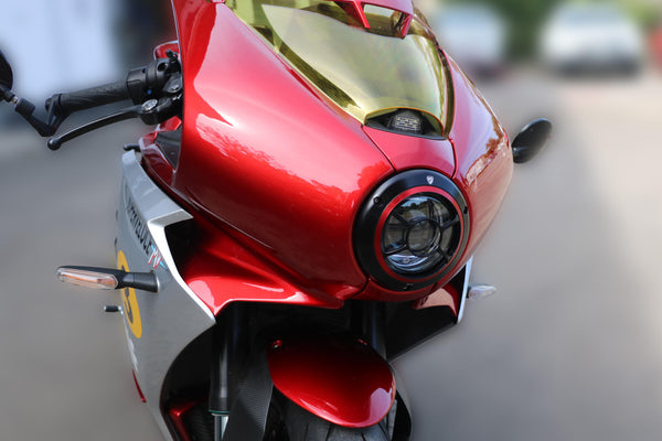 CNC RACING | Headlight cover MV Agusta Superveloce 800 - Bicolor