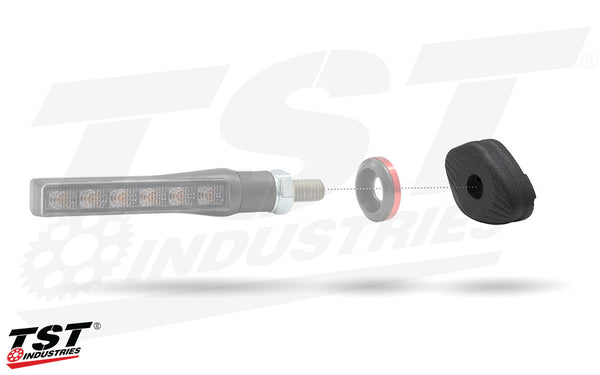 TST Pod Turn Signal Mount Adapter Kit 5 - Ducati