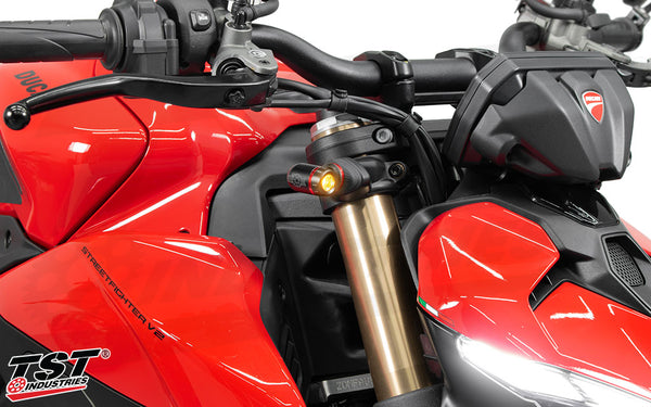 TST Pod Turn Signal Mount Adapter Kit 5 - Ducati