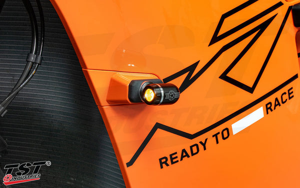 TST Front Pod Turn Signal Mount Adapter for KTM 990 RC R 2026+