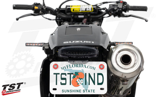 TST Rear Pod Turn Signal Mounting Kit for Suzuki DR650