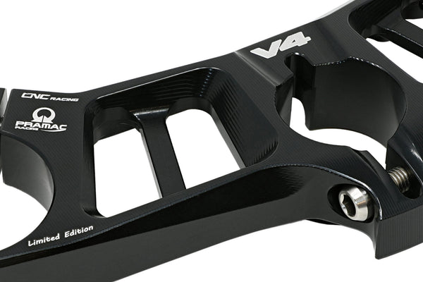 CNC RACING | Triple clamps Ducati Panigale V4 - Top Yoke Pramac Racing Lim. Ed.