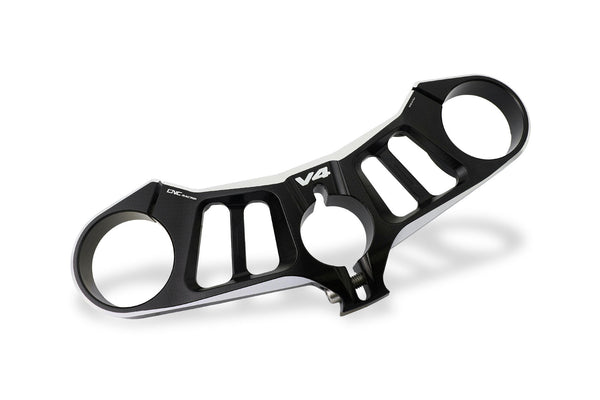 CNC RACING | Triple clamps Ducati Panigale V4 - Top yoke - BICOLOR