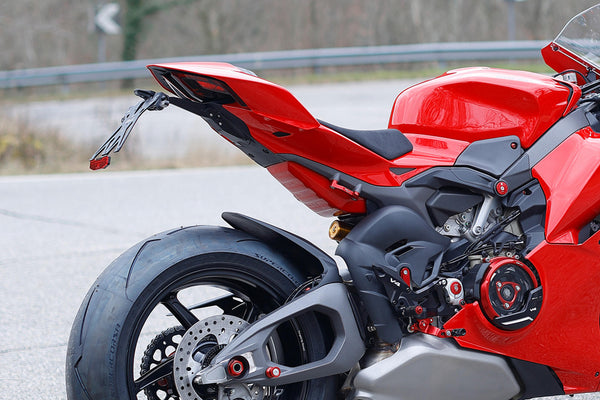CNC RACING | Adjustable License Plate Holder Kit for Ducati Panigale V4 - Streetfighter V4 MY2025