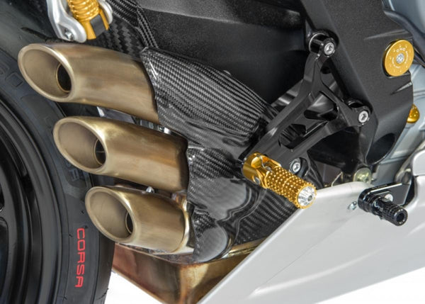 CNC RACING | Exhaust heat shield carbon MV Agusta