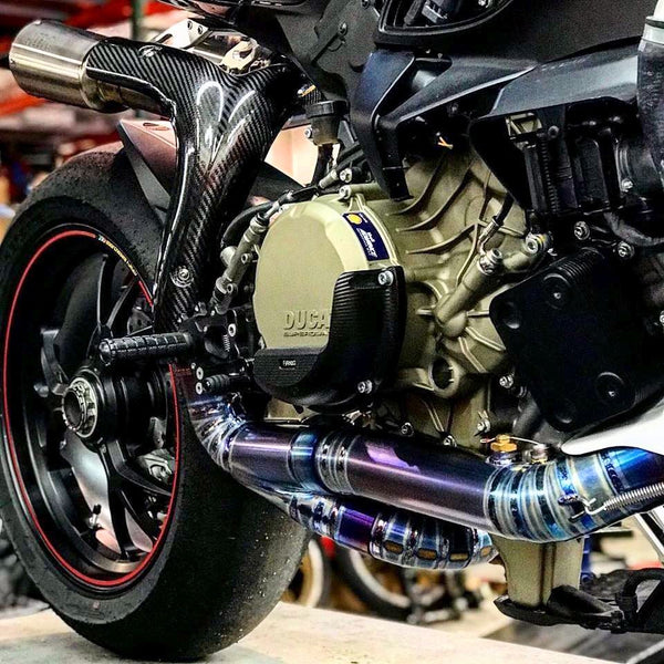 Ducati Panigale 1199, 1199S, 1299, 1299S, 1299 SP & R Titanium High Mount Exhaust System