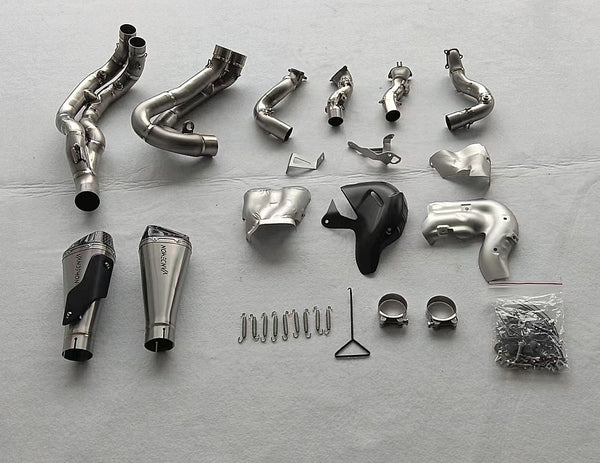 Ducati V4/ V4S / V4R Panigale & Streetfighter Vandemon Full Titanium Exhaust system 2023-2024