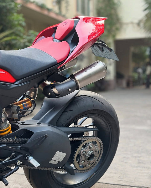 Ducati Panigale & Streetfighter V4 Titanium High Mount 3/4 Slip-On 2022-2024