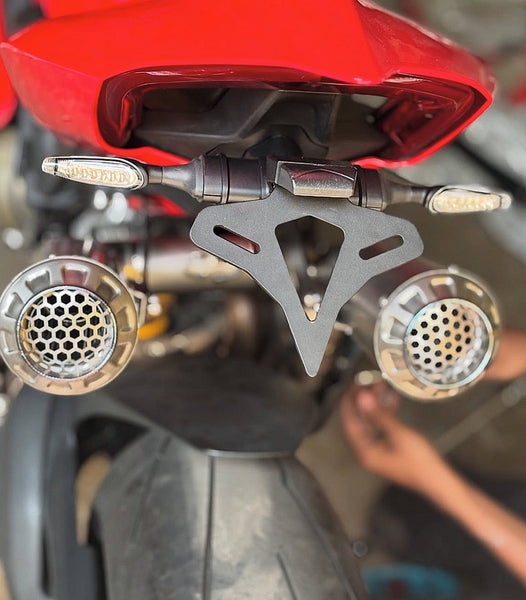 Ducati Panigale & Streetfighter V4 Titanium High Mount 3/4 Slip-On 2022-2024
