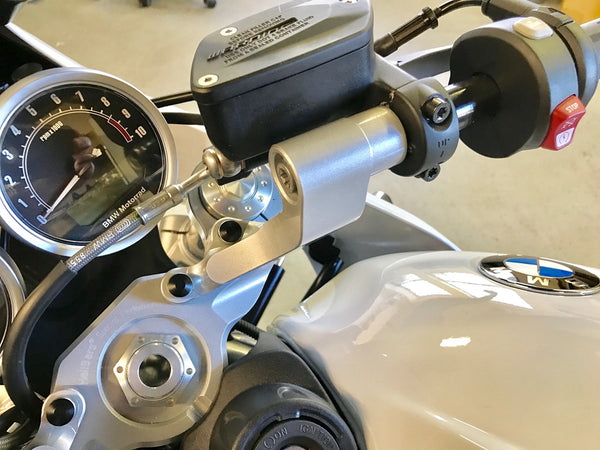 HeliBars BMW RnineT Racer Tour Performance Replacement Triple Clamp and Risers for