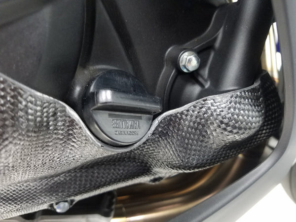 Graves Motorsports Yamaha R3 Carbon and Kevlar Moto America approved Right Side Clutch Case Cover