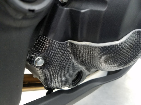 Graves Motorsports Yamaha R3 Carbon and Kevlar Moto America approved Right Side Clutch Case Cover