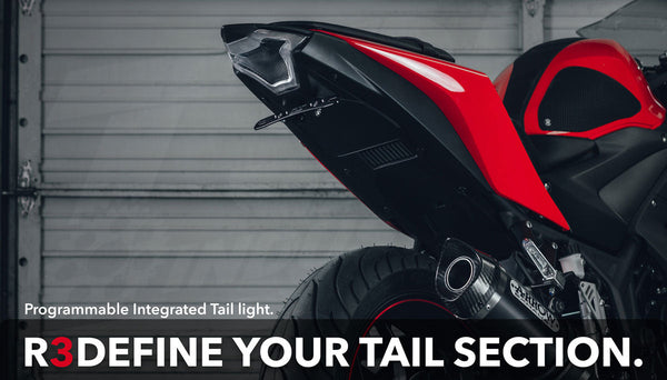 TST Programmable and Sequential LED Integrated Tail Light for Yamaha YZF-R3 2015-2024 / FZ-07 2015-2017
