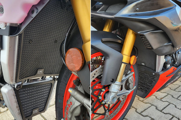 CNC RACING | Radiator guard Aprilia