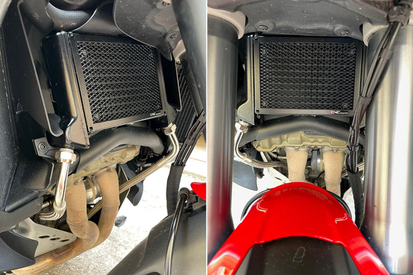 CNC RACING | Radiator guard Oil Cooler Ducati Multistrada V4