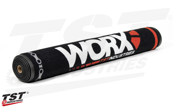 TST WORX Garage Motorcycle Mat