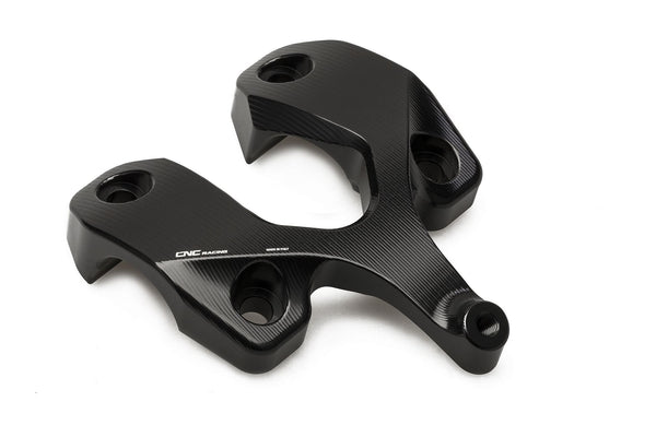 CNC RACING | Steering damper kit - handlebar top clamp Ducati Monster 1200