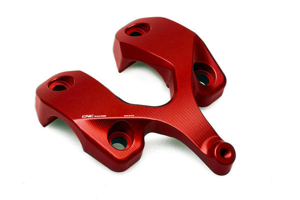 CNC RACING | Steering damper kit - handlebar top clamp Ducati Monster 1200