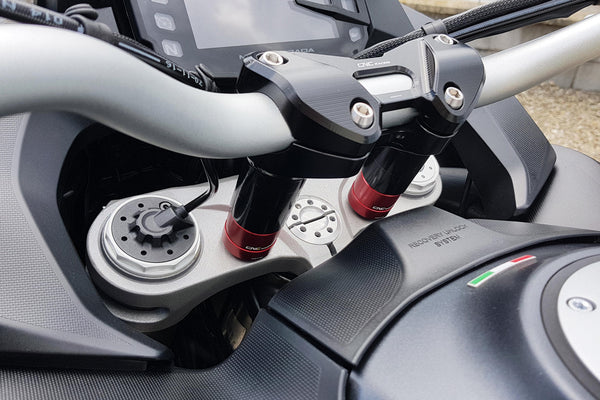 CNC RACING | Handlebar clamp full kit Ducati Multistrada