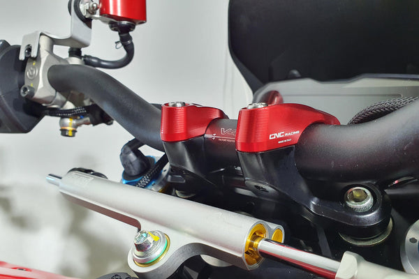 CNC RACING | Handlebar upper clamp kit Ducati Streetfighter V4 - V2