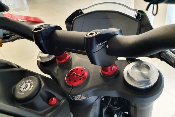 CNC RACING | Handlebar clamp spacers H 20mm Ducati Monster 937 / Streetfighter V2 V4