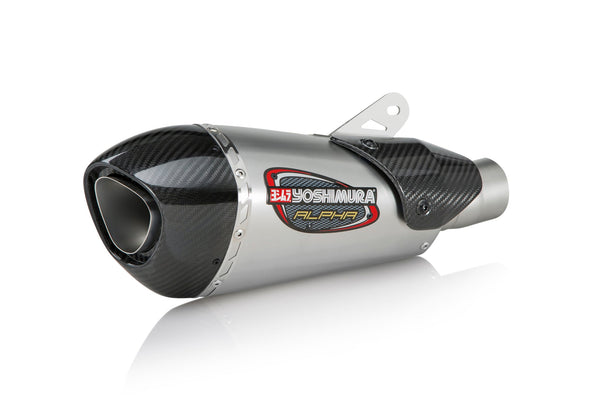 DAYTONA 675 13-17 ALPHA T Stainless Slip-On Exhaust, w/ Stainless Muffler