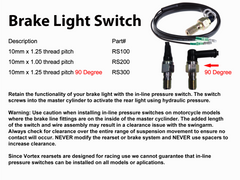 Vortex Brake Pressure Switches