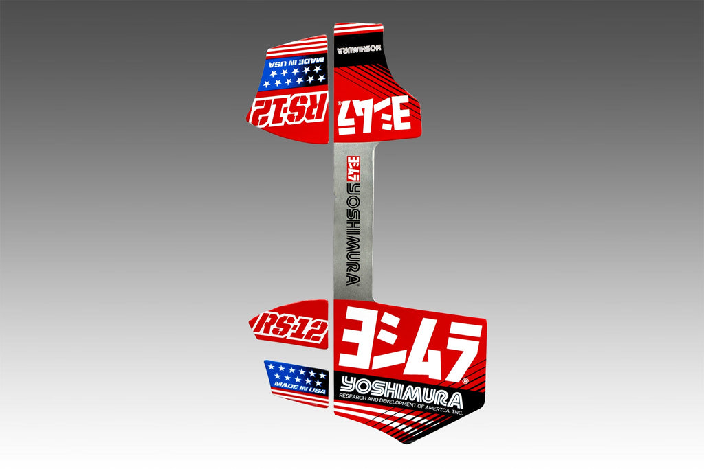 RS-12 Four Piece Decal Kit / Hydroformed Muffler