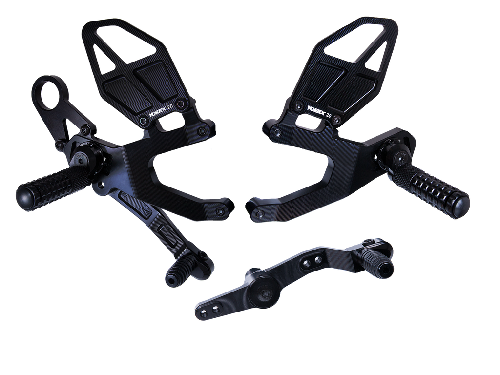 Vortex RS184K Adjustable Rearsets — BMW S 1000 RR / S 1000 RR HP4 Wheels