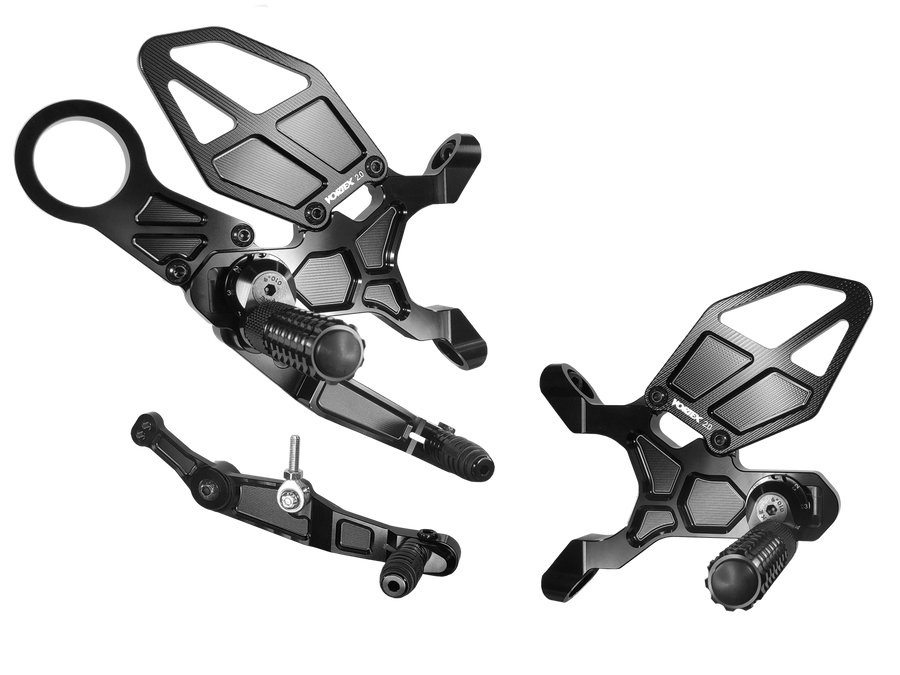 Vortex RS186K Adjustable Rearsets — BMW M1000RR / S 1000 RR