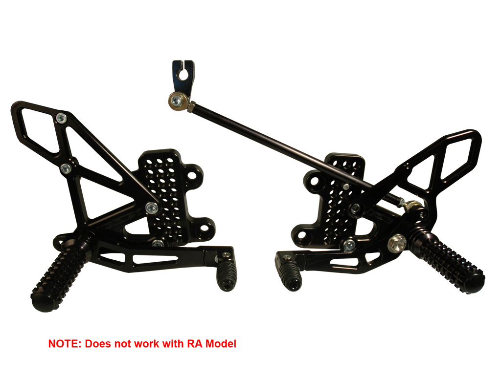Vortex RS265K Adjustable Rearsets — Honda CBR600 RR