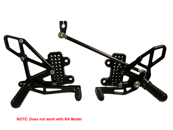 Vortex RS265K Adjustable Rearsets — Honda CBR600 RR