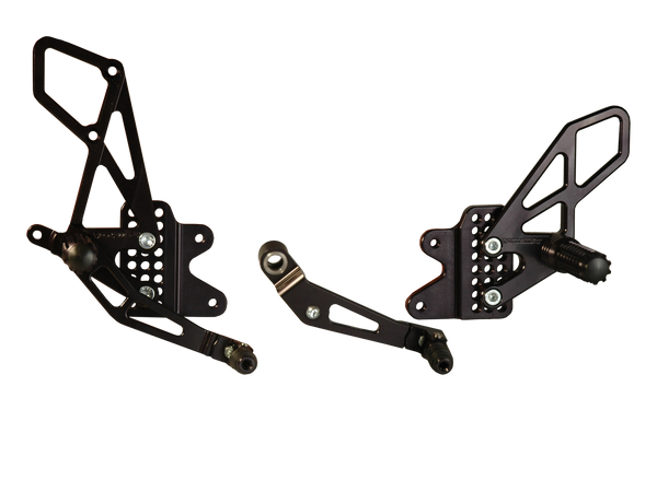 Vortex RS553K Adjustable Rearsets — Suzuki GSX-R600 / GSX-R750