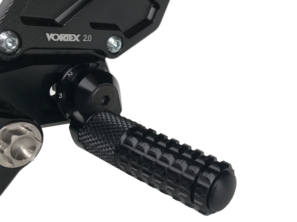 Vortex RS628K Adjustable Rearsets — Yamaha YZF-R3