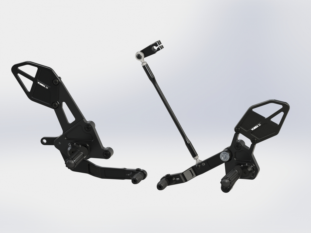 Vortex RS651K Adjustable Rearsets — Yamaha FZ-07 / MT-07