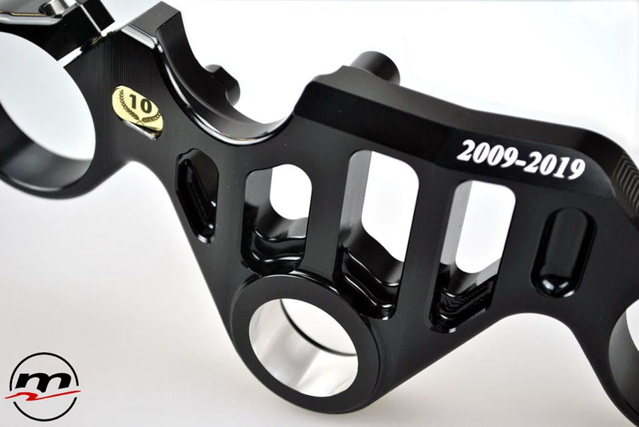 Melotti Racing 10th Anniversary Road Top Triple Clamp for Aprilia RSV4 (2009-2019)