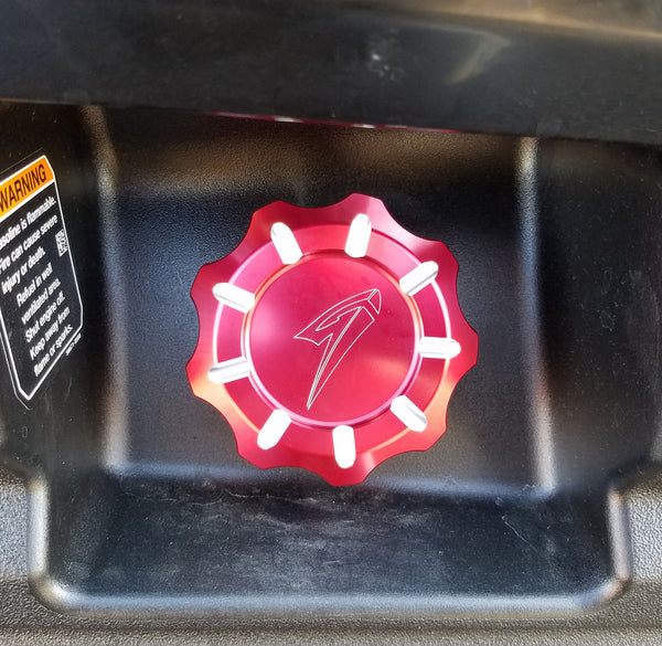 Graves Motorsports Kawasaki Teryx KRX 1000 Billet Machined Gas Cap - Red